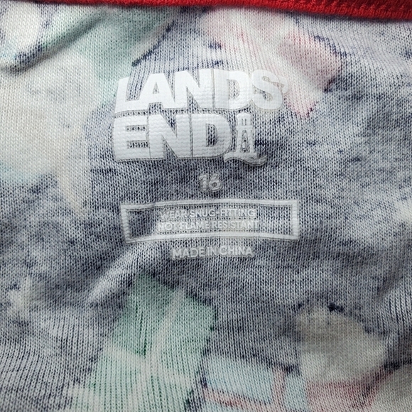 Lands End Snug fit Pajamas Cotton Long Sleeve Navy Holiday dog cat Christmas 16 - Picture 8 of 12